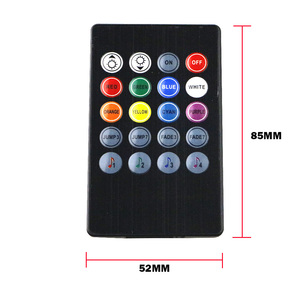 20 Keys LED RGB Controller DC 5V USB Music Sync IR รีโมทคอนโทรลสำหรับ6A SMD 3528 5050 RGB LED Strip Lights Tape - Product Image 2