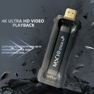 スマート4K Ultra HDビデオプレーヤーデュアルWifiセットトップボックスAndroid 11 Allwinner RK3228Aクアッドコア1GB RAM MX10スティック5G TVドングルボックス - Product Image 5