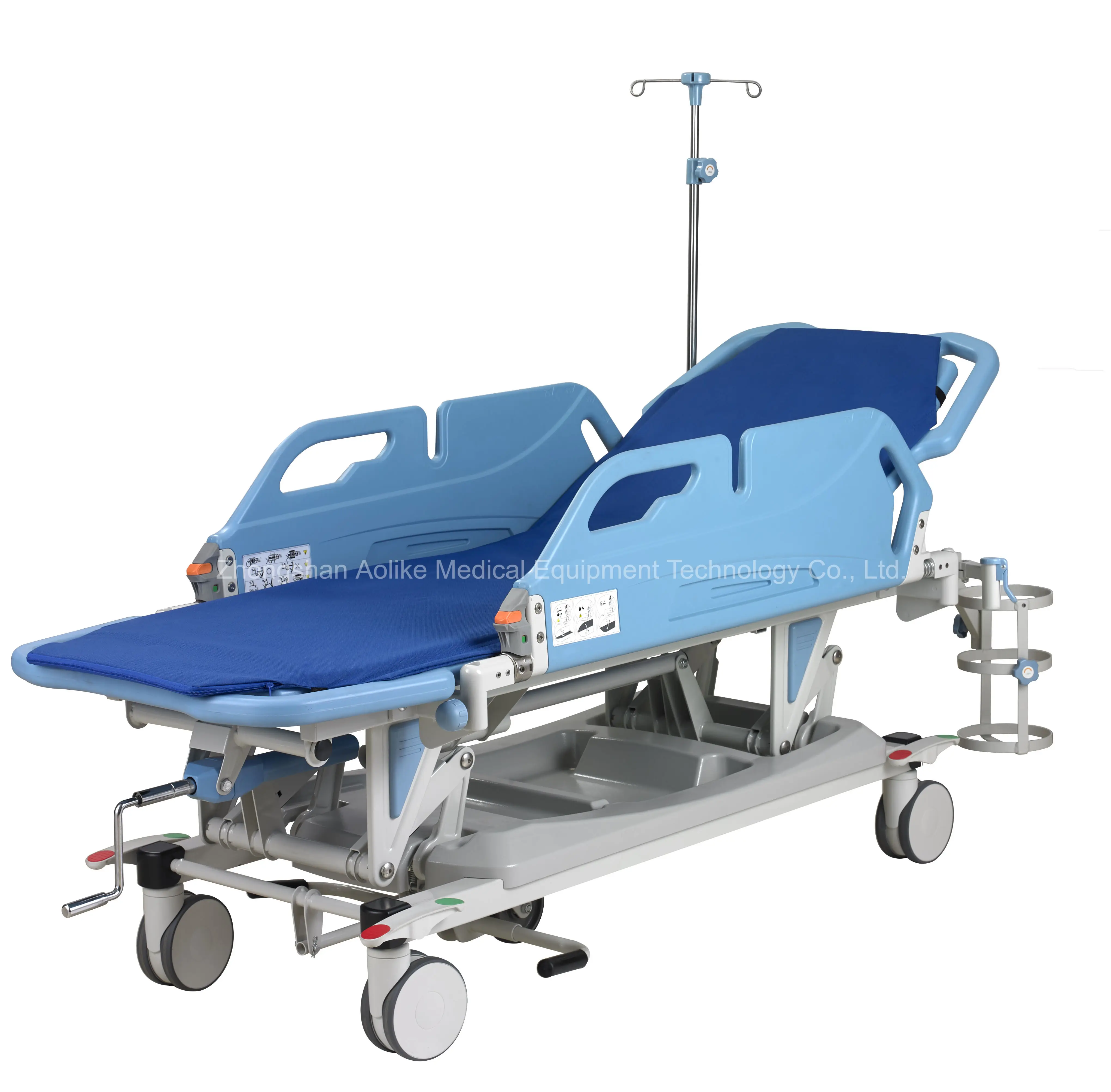 Maca de transferência manual de emergência móvel para transporte de pacientes hospitalares por atacado para hospital