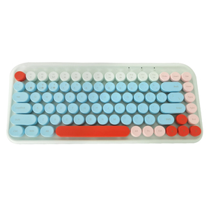 Nueva versión Retro Máquina de escribir Teclado de oficina Bluetooth y 2,4g Interfaz USB inalámbrica de modo dual Estilo dividido para uso de oficina - Product Image 1