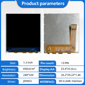 1.3 "240*240 risoluzione SPI 4 corsie interfaccia TFT LCD modulo monitor LCD Display LCD - Product Image 3