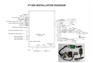 Aplicación Bluetooth, control de teléfono inteligente, botón de un botón para coche, parada de motor, arranque remoto del motor, sistema de alarma PKE para todos los coches - Product Image 5