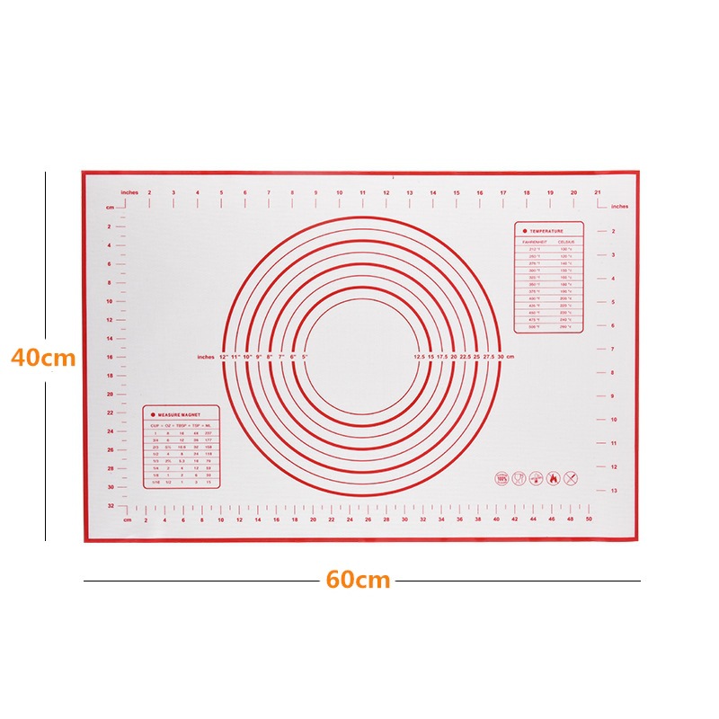 Red silicone mat