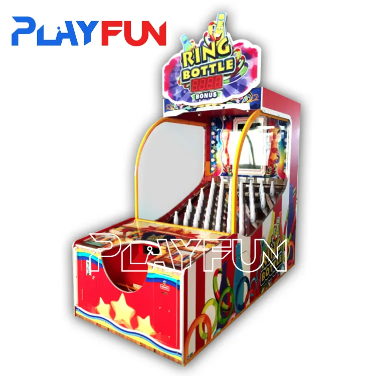 Playfun Ring Toss Smart LCD-Video münze betrieben USA Carnival Bereich kommerziellen Vertical Lottery Arcade Ticket Lotterie automat