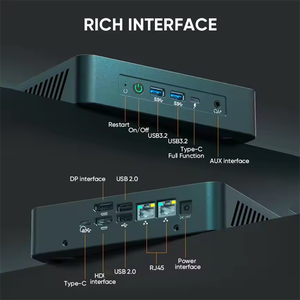 Mini PC con N2840 Core I3 I5 I7 Barebone Dual Core Linux Win-10 nuovo Desktop Micro Computer con spine AU US CN