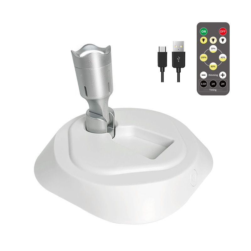 ไฟสีขาว 1 ดวง พร้อมรีโมทคอนโทรล 1 อัน