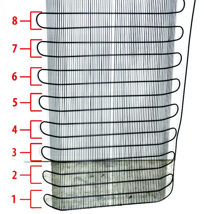 Condensador de tubo de alambre de alta calidad para refrigerador