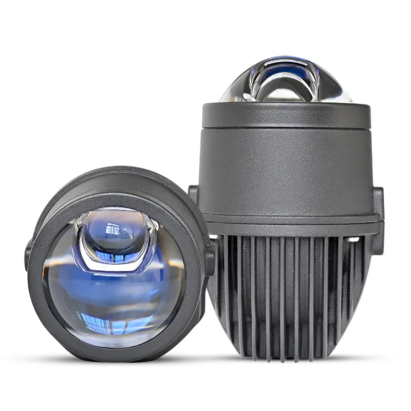 Custom Mistkoplampen Bi Led Projector Lens Auto Laser Koplamp 2.0 Inch 60W High Power H4 Lenzen Mistlamp Voor Auto Led Lampen