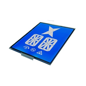 Display a segmento STN 7 personalizzato ad alto contrasto con Display LCD con retroilluminazione blu - Product Image 2
