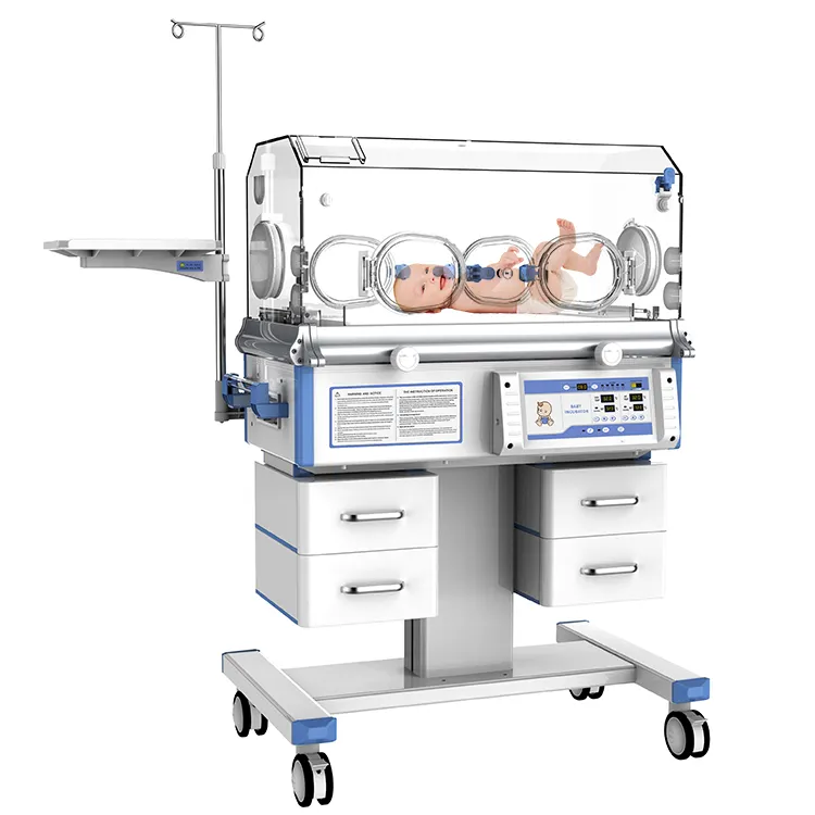 Medsinglong Baby Care Equipment Hospital Mobile Infant Baby Incubator Medical Neonate Baby Infant Incubator