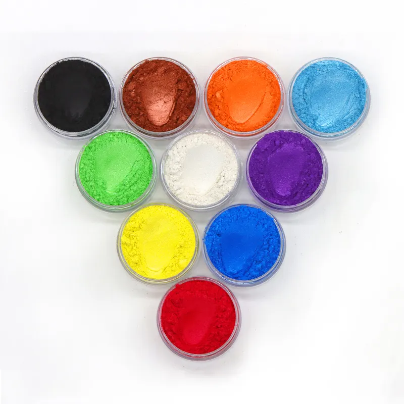 Wholesale Sparkling Pigment Color Pigment Mica Powder Cosmetic Grade Mica Pearl Epoxy Resin Pigment