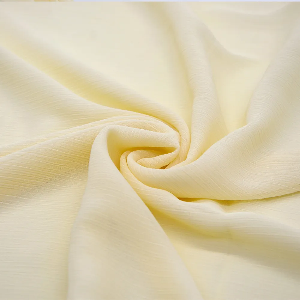 Tela de gasa tela de seda crepé para vestido de dama de honor