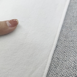 <strong>White</strong> Color Rectangle Anti Slip <strong>Mat</strong> Living Room Rugs Polyester Modern Carpets Rugs - Product Image 2