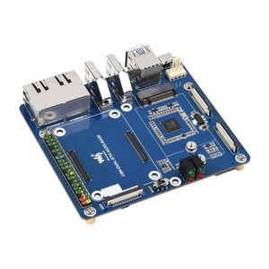 Waves hare Compute Module 4 Erweiterungs karte mit zwei Gigabit-Ethernet-Anschlüssen 5G/4G USB3.0 <span class=keywords><strong>Raspberry</strong></span> <span class=keywords><strong>Pi</strong></span> CM4