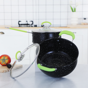 Nhà Bếp Nấu Ăn Cookware Set không dính kinox Cookware thép không gỉ Súp sữa Nồi kho chậu - Product Image 3