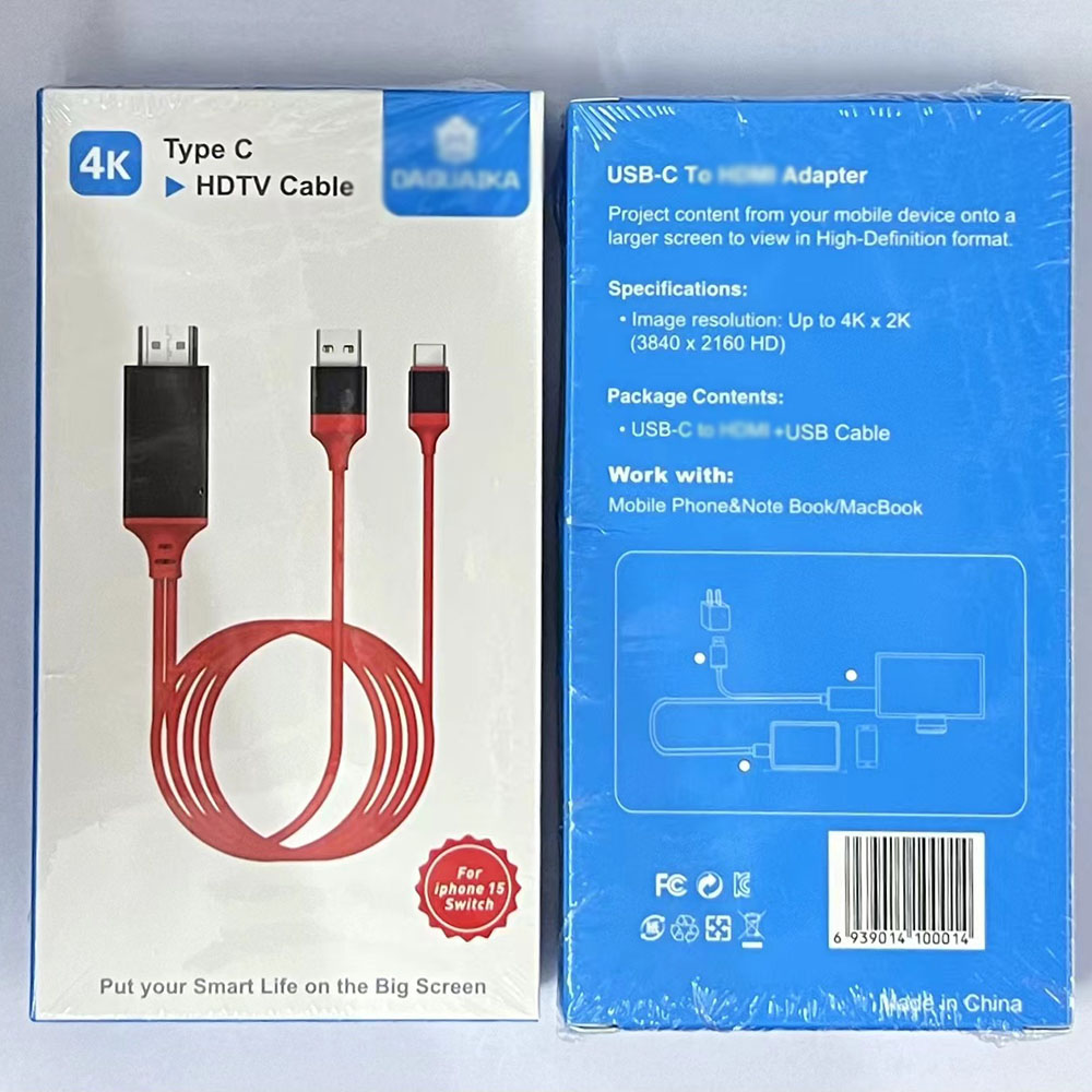 Red-HDMCA007 (2IN1-USB & TYPE-C)