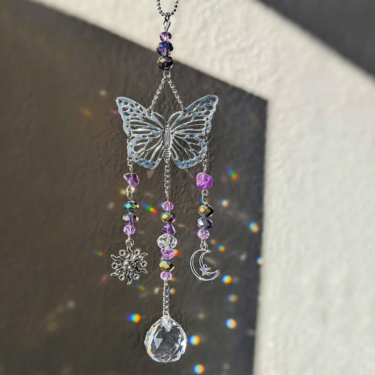 Papillon violet