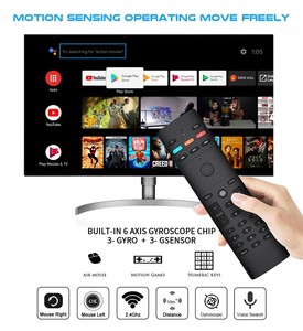 G40S 2.4G Voice Air Mouse mit Ziffern fernbedienung Unterstützung Motion Sensing Game IR-Lern funktion - Product Image 4