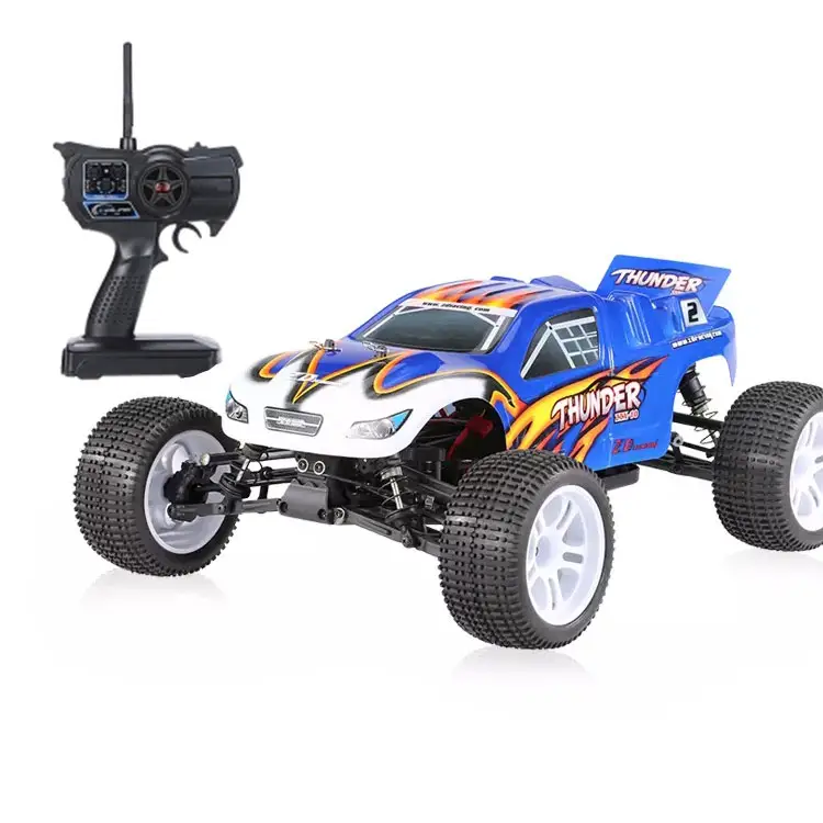 Nouveau jouet RC 2.4GHz 4WD 1/10 échelle RTR sans balais électrique tout-terrain camion RC voiture