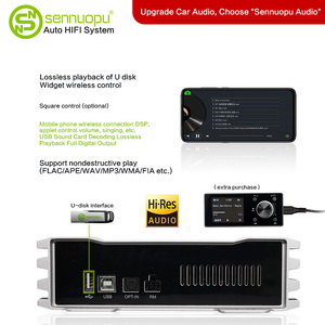 Canales amplificadores DSP OEM para coche, procesador de audio digital, 4 canales con mando a distancia LCD y 8 fuentes de audio para coche - Product Image 3