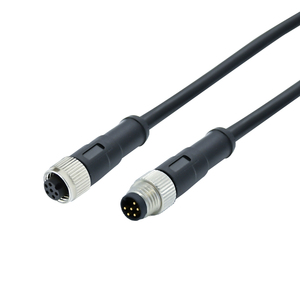 Rigoal M8 3针4针5针6针8针连接器插头公母适配器3 4 5 6 8针M8电线连接器