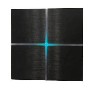 <span class=keywords><strong>KNX</strong></span> akıllı ev otomasyonu 4 Gang anahtarı paneli otomatik kontrol duvar anahtarları dokunmatik Panel 10A maks. Akım 250V maks. Voltaj - Product Image 3