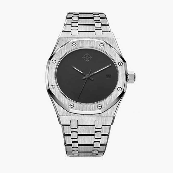 Top Brand Luxo Pulso Aço Inoxidável Quartz Moda Relógios Automáticos Para Homens Relógios Originais Homens