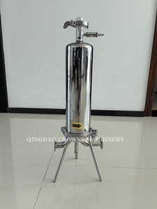 Liquid Filtration Multistage Filtering Solution Water Clarification Sanitary <strong>Membrane</strong> Pleated Filter Cartridge Housing