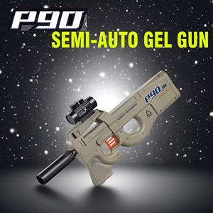 KK yeni P90 yarı otomatik Splat Blaster oyuncak tabanca 7-8mm jel bomba eğitim çekim oyunu için eğlenceli sıçramak Blaster top Gun için Boy - Product Image 4