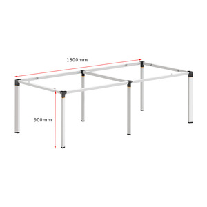Soporte de hierro forjado de aleación de aluminio moderno, base de mesa de huevo elegante Simple para comedor, escritorio de oficina, mesa de ordenador para uso en el hogar y la Oficina - Product Image 4