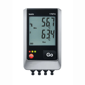 Testo 176 T4温度データロガー (外部センサーポート付き) (TCタイプT、K、J) - Product Image 1