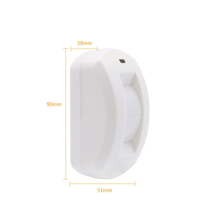 9-16V interior mini ventana con cable cortina PIR sensor de movimiento montaje en pared o montaje en techo 9M * 1,2 m 10 grados rango de detección para el hogar