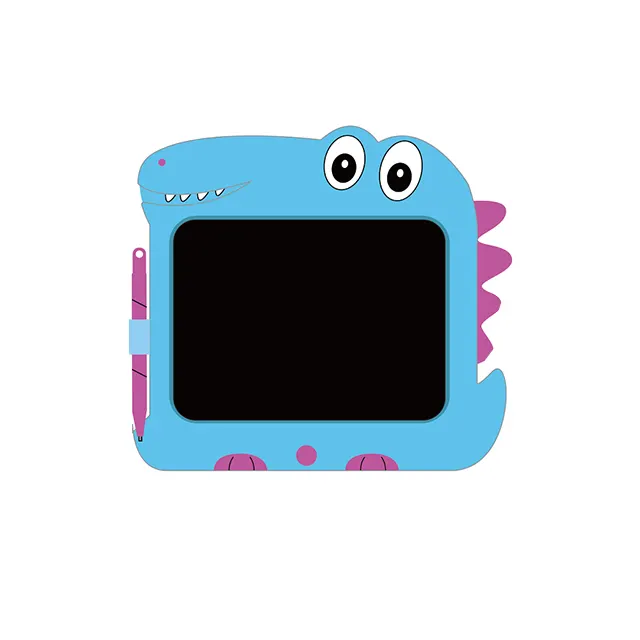 2023 New Design 8.5 inch Dinosaur Cartoon Colorful Game Children's Digital Drawing Board LCD Writing Tablet Pad For Kids