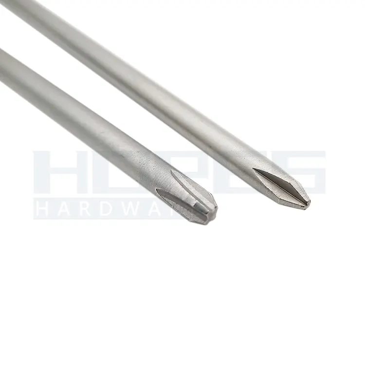 Cacciavite a croce in lega S2 personalizzato Phillips Ph bits con 1/4 esagonale 800 801 802 4/5/6mm gambo per utensili elettrici pneumatici