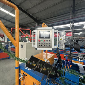 Máquina de fabricación de red de malla de alambre de plástico Máquina para hacer cerca de eslabones de cadena