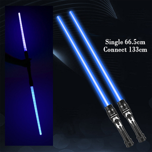 Lightsaber oyuncak 2-in-1 Light-up kılıç çocuk oyuncağı Lightsaber Dueling Cosplay renkli Led yanıp sönen lazer - Product Image 5