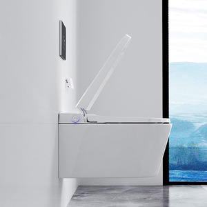 電子透かしCeウエスタンリムレスビデ加熱フローティングバックマウントエイダ高さスマートトイレボウル全機能 - Product Image 2