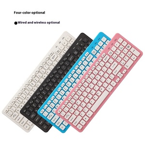 Nuevo Chocolate 104 Teclas Teclado inalámbrico BT Juego de oficina Teclado de computadora con teclado numérico