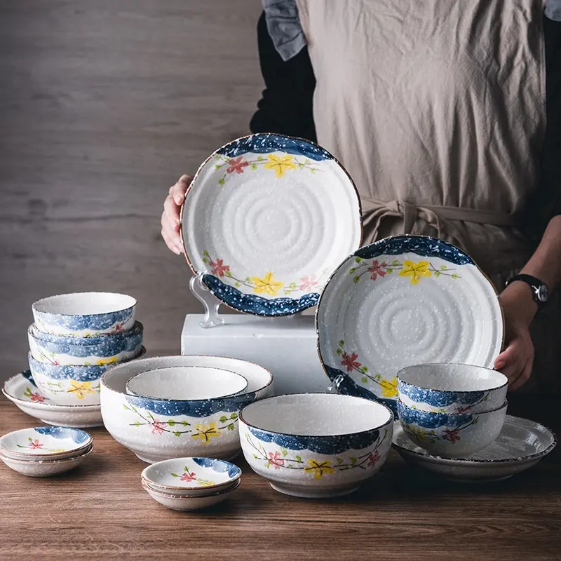 Assiette en porcelaine au Design de luxe attrayant, motif de marbre décoratif, 2021