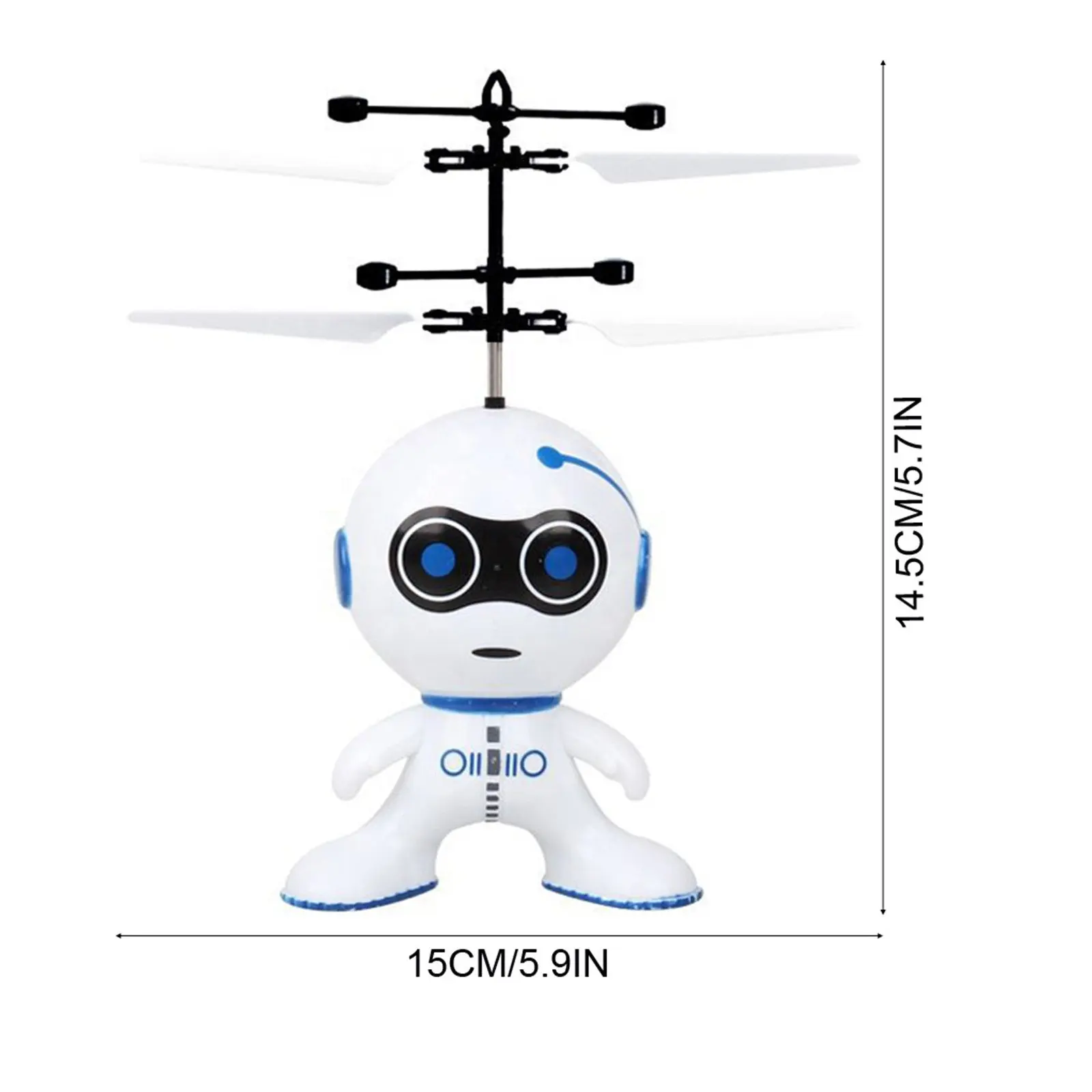 Mini Induction Flying Robot 2CH Gyro Helicopter Drone USB Protection Christmas Electric Gifts Stress Fidget Toys Wholesale