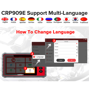 <strong>LAUNCH</strong> X431 CRP909E OBD2 Car Full System Diagnostic Tool <strong>Code</strong> Reader <strong>Scanner</strong> with 15 Reset Service Update Online - Product Image 3