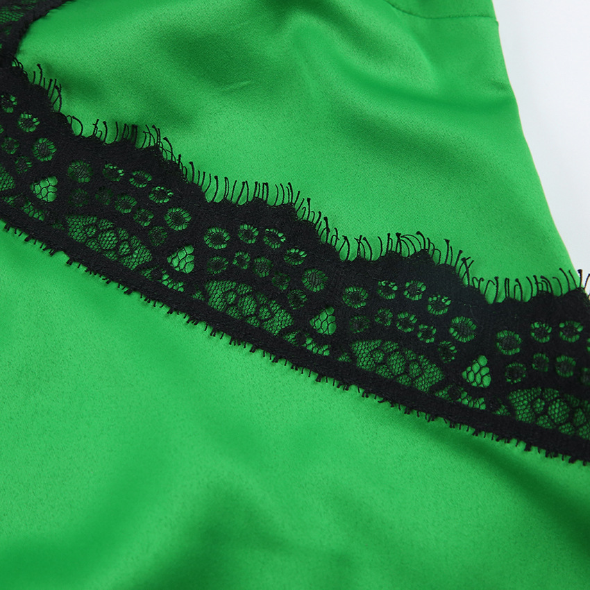 Custom Backless Maxi Dress Fashion Women Summer Sexy Strap Draped Neckline Side Seam Slit Satin