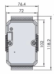 Digital IO Module with 16DI RS-485 Port With Modbus RTU Potocol (A-1051) - Product Image 5