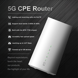 Módem 5G Ranura SIM Dispositivo de Internet gratuito WiFi 5G CPE Módem Ranura SIM Router 300Mbps LAN Velocidad DE DATOS SOHO Admite datos VoIP VPN - Product Image 5