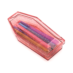 Nhà Máy Chất Lượng Cao Xách Tay 140 Mm Crucifix Quan Tài Nhựa Rõ Ràng Thuốc Lá Trường Hợp Chủ Container Cho Người Hút Thuốc - Product Image 2