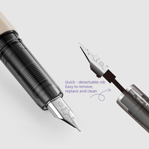 Small Meteor Chroma Macaron Student Fountain Pen Student <strong>Writing</strong> <strong>F</strong>-tip Pen PQ-200 - Product Image 3