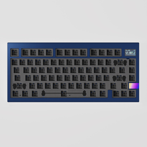 Kit de teclado Tri-Mode Finalkey V81 Plus BT/2,4 Ghz/a través de la Junta programable personalizada de 81 teclas Teclado mecánico con cable inalámbrico