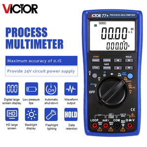 victor 77+ High <strong>Performance</strong> Digital <strong>Process</strong> Multimeter Safe Pocket Multimeter Pocket-Size 2 in 1 Multimeter <strong>Process</strong> Meter - Product Image 2