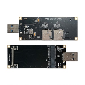 迷你PCIE至USB 3.0适配器键盘，带双sim卡插槽，适用于迷你PCI-e 4g模块EP06-E EC25 EC21-E SIM7600E-H SIM7600SA - Product Image 1