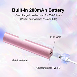 Беспроводная перезаряжаемая Светодиодная лампа для ногтей, 3 Вт - Product Image 4